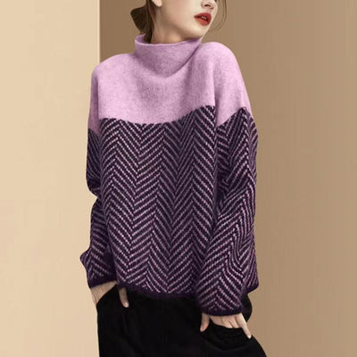 Abigail ™- Comfortable High Neck Cashmere Soft Sweater