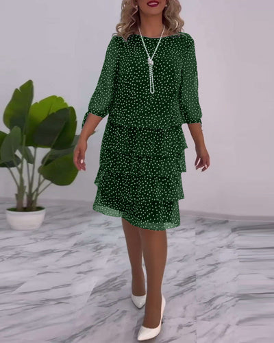 Riley™ - Elegant Polka Dot Dress