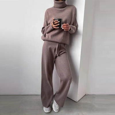 Aria - Comfortable Turtleneck Co-Ord Set