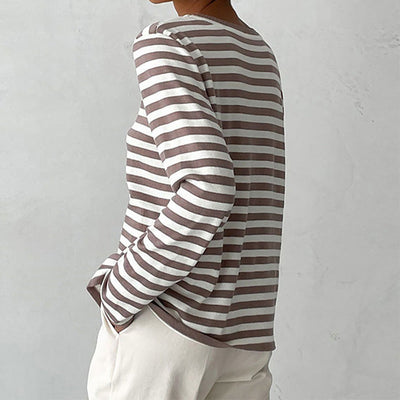 Grace™ - Elegant Striped Shirt