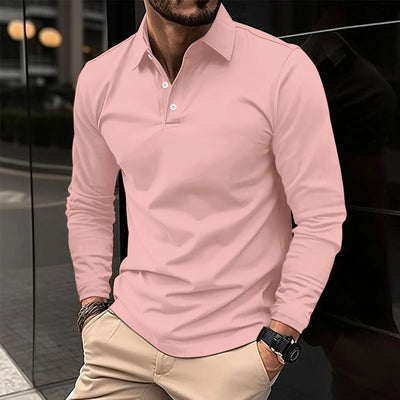 Ethan™ - Stylish Casual Long-Sleeved Polo