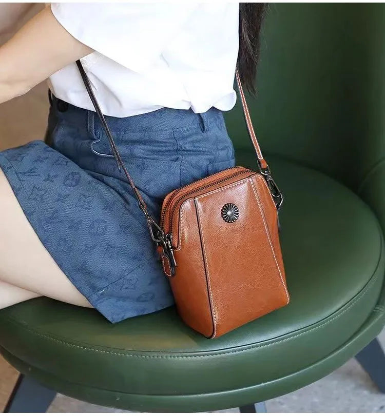 Ellie™ - Mini Stylish Soft Leather Crossbody Bag