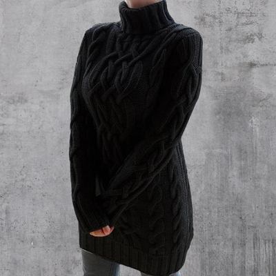 Scarlett™ - Stylish Warm Turtleneck Long Sweater