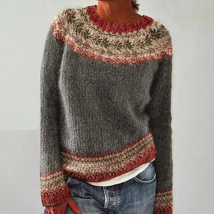 Ellie™ - Comfortable Vintage Style Knitted Sweater