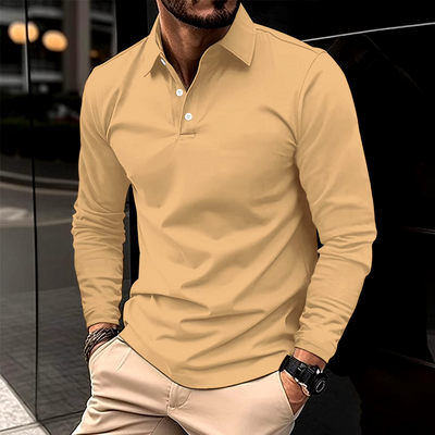 Ethan™ - Stylish Casual Long-Sleeved Polo