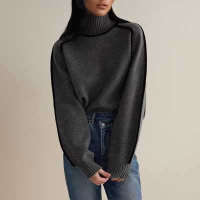 Amelia™ - Cashmere Couture Turtleneck - Comfortable, Oversized Stylish Fit