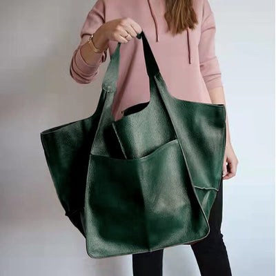 Scarlett™ - Handmade Oversizes Leather Handbag